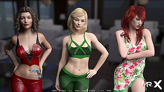 Steamy three-way action on the water-themed ship with nubile characters