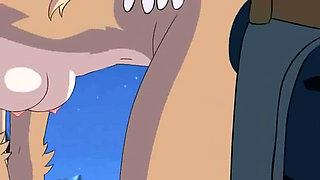 Furry thundercat giving a sloppy blowjob to a sturdy shaft