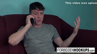 Busty Brunette Gets Fucked By Her Stepbrother