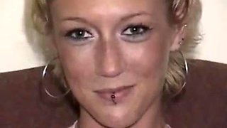 Petite blonde get a creampie no birth control