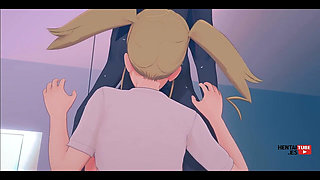 Kaiju N8 - Kikoru Shinomiya Sucking a Big Dick