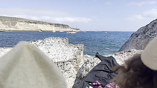 I Fuck This Beautifull Italian Bitch in the Beach