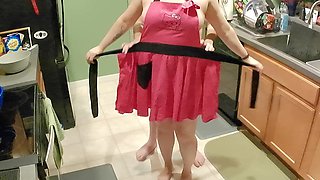 Nude Hot Wife Holiday Baking Teasing Locked up Cuck