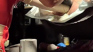 Adelina Noir Fisting and Toying Rafaello in the Sling