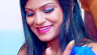 Naughty Devar Trying to Seduce Her Bhabhi on the Bed