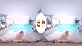 Wet & Wild - Redhead Fucks Poolside - Vrpfilms - Sexlikereal