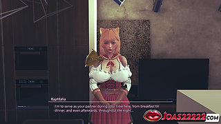 Raphtalia 3D Hentai - Sensual Busty Anime Girl Enjoys Breast Massage, Titplay in POV, and Fingering Leading to a Loud Orgasm