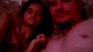 Skinny 18 year old lesbian teen kissing step dad for first time and are very shy step daughter  viral video