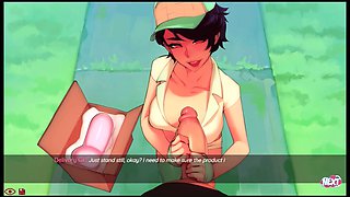 Commentary on big boobs and a thrilling oral session