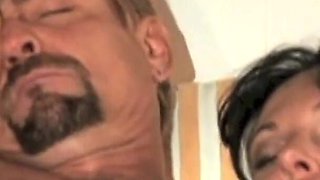 A German Big Cock in the Hairy Pussy and Ass Hole of This Italian Slut