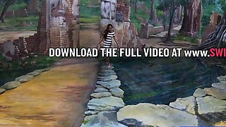 Big ass Thai GF museum visit and fuck