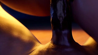 Bald Pussy Final Fantasy Babe Rides a Nice Cock