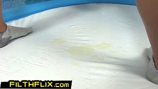 Kinky Teen Tamara Gets Soaked In Her Own Golden Juices