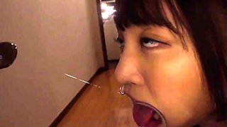 Japanese teen blowjob and hard fuck uncensored