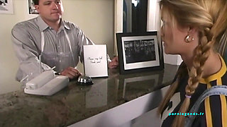 Belladonna in black stockings has anal sex