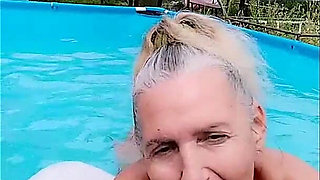 Hot Housewife Lukerya in the Pool