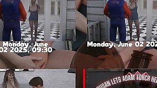 Naughty Neighbours - V0.57 - Adam Fingered Susan 's Pussy and Put the TV Remote Inside Her Pussy