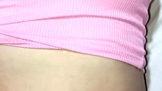 Beautiful boyfriend big tits sighs as he fucks and squirts inside her pussy