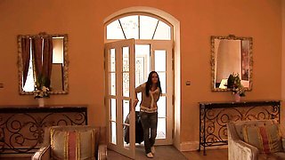 Easy-on-the-eyes Nessa Devil and Theodora Ferreri at ass to mouth smut