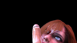 Female Chucky Wants to Play Blowjob - Cult of Chucky Parody