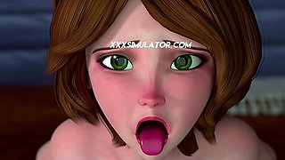 Aunt Cass Bends Over for Big Creampie
