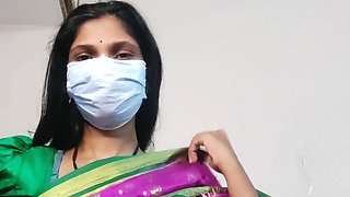 Desi Bhabhi Shivani Horny in Pink Saree. Full Video.