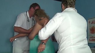 Horny Gynecologist Fucks Me and My Stepsister in Taboo Threesome
