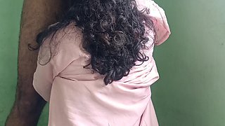 House Maid Enjoying Standing Sex