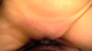 tight pussy asian fucked on bathroom counter HUGE CUMSHOT ON PUSSY