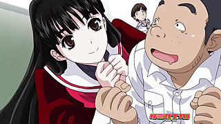 HENTAI PROS - Maid Gives Her Favorite Customer A Full-Service Fuck With Titplay And Deep Riding