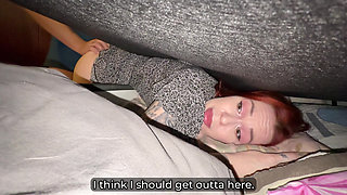 Step Son Took of the Helplessness of Stepmother Stuck Under the Bed