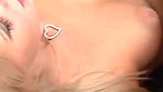 Hot Young Blonde Gangbanged by Three Guys