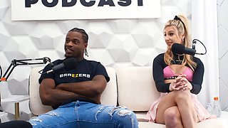 The brazzers podcast gig 7 (trimmed) - Alexis Fawx x cheerleader kait x Damion Dayski