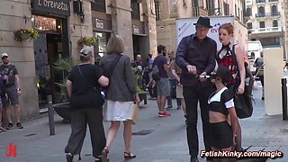 Brazilian slave humiliated in public