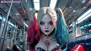 Naughty Little Harley Quinn AI Undresses for Hardcore Crime Spree