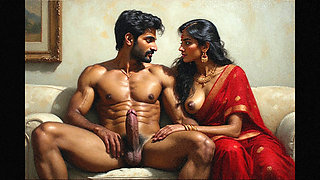 Tamil aunty from Bangalore fucked harder by her ex husband as she was addicted to his cock