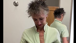 Blow Job in a Department Store Fitting Room
