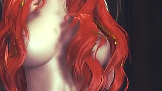 Red Head Ariella Pussy Licking – 3D Hentai Anime Girl Gets Her Wet Pussy Eaten, Moans Loudly And Orgasms From Erotic Oral Sex