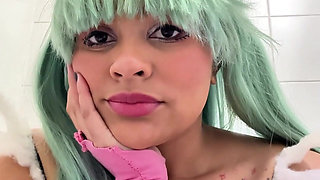 Public Toilet Farts at Cosplay Con - Gassy BBW in Cosplay