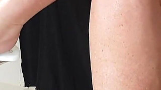 Worship My Toes in Clear Heels