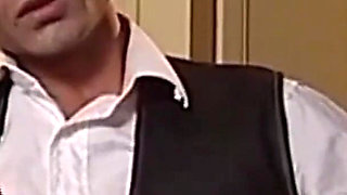 She Gives Him a Handjob While They Watch a Couple of Friends Fuck