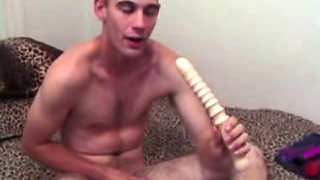 Nick Strokes With Sex Toys
