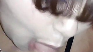 Co-worker Blowjob #1 - Cum in Mouth in Deejay Booth