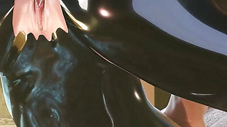 Megaera Saveass Lustful Woman Intensely Fucked by Massive Monster Cock in Hardcore Anal Sex with Cum-thirsty Ass and Gap