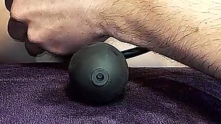 I Tear My with an Inflator Along with the Balloon