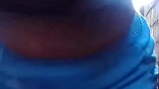 Outdoors Desperate Bouncing Peeing