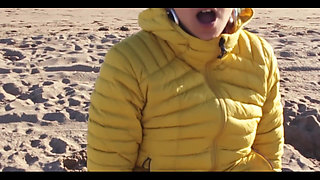 Beach Masturbation