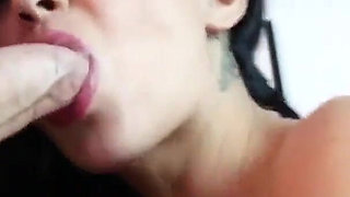 Aimee teen sucks and fucks big old cock to get his warm cum