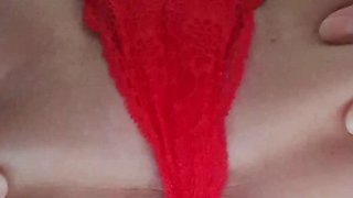 Hot redhead amateur teen girl riding and jerking boyfriend