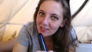 Teen Suzy Pregnant Girl next door role play HOT!